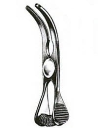 Miltex-Integra Glover Bulldog Clamp, 7cm, Stainless Steel