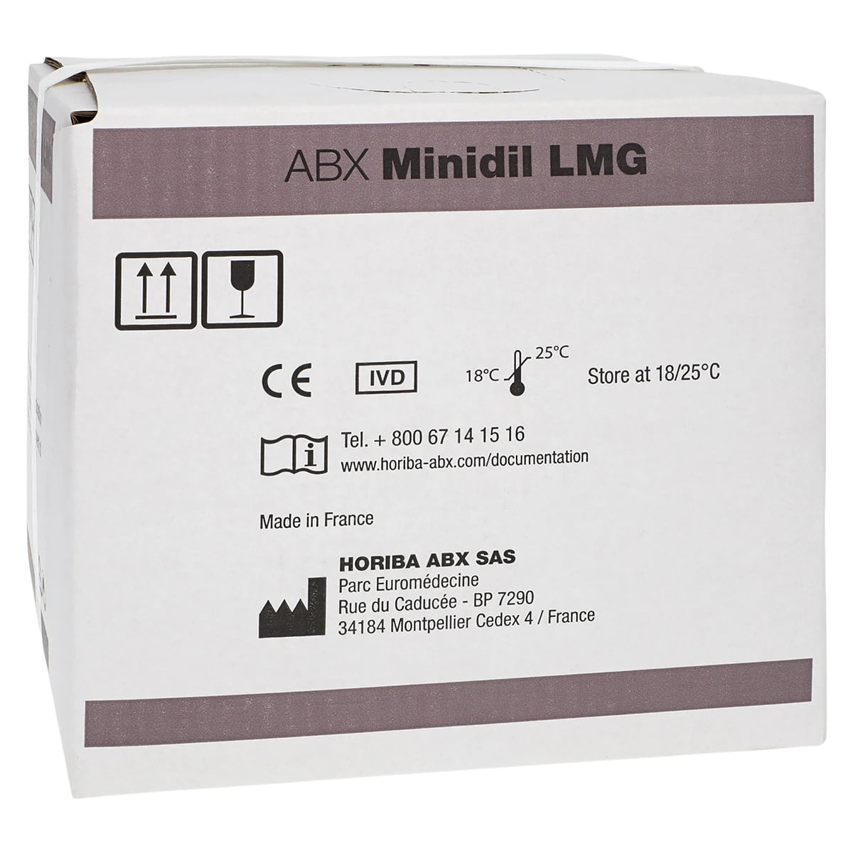 Horiba Medical ABX Minidil LMG Diluent, 10L Cube, for Micros 60 / Micros CRP 200