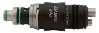 StarBright® Plug n' Play™ LED Swivel, 6 Pin ISO Type C, High Speed Handpiece Coupler, 1/Pkg