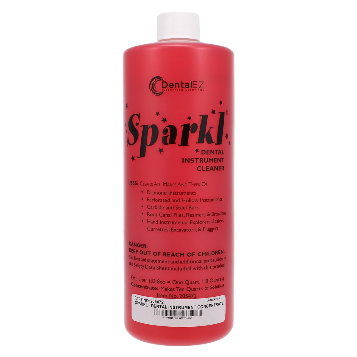 Sparkl Dental Instrument Cleaner Concentrate, 1 Quart Bottle, 205472