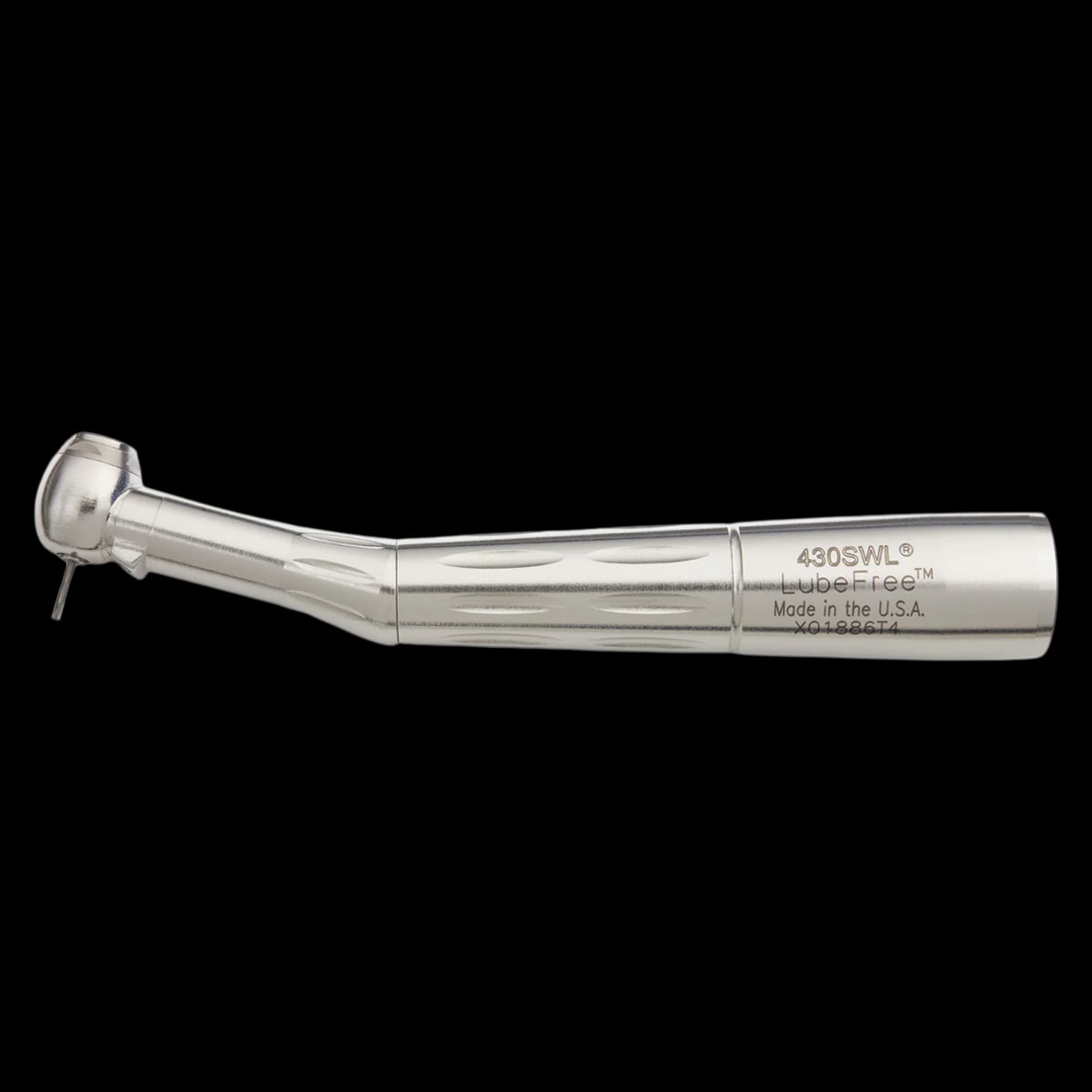 StarDental 430SWL High-Speed Fiber-Optic Handpiece, Lube-Free, Stainless Steel, Contra Angle, Autochuck, 264450