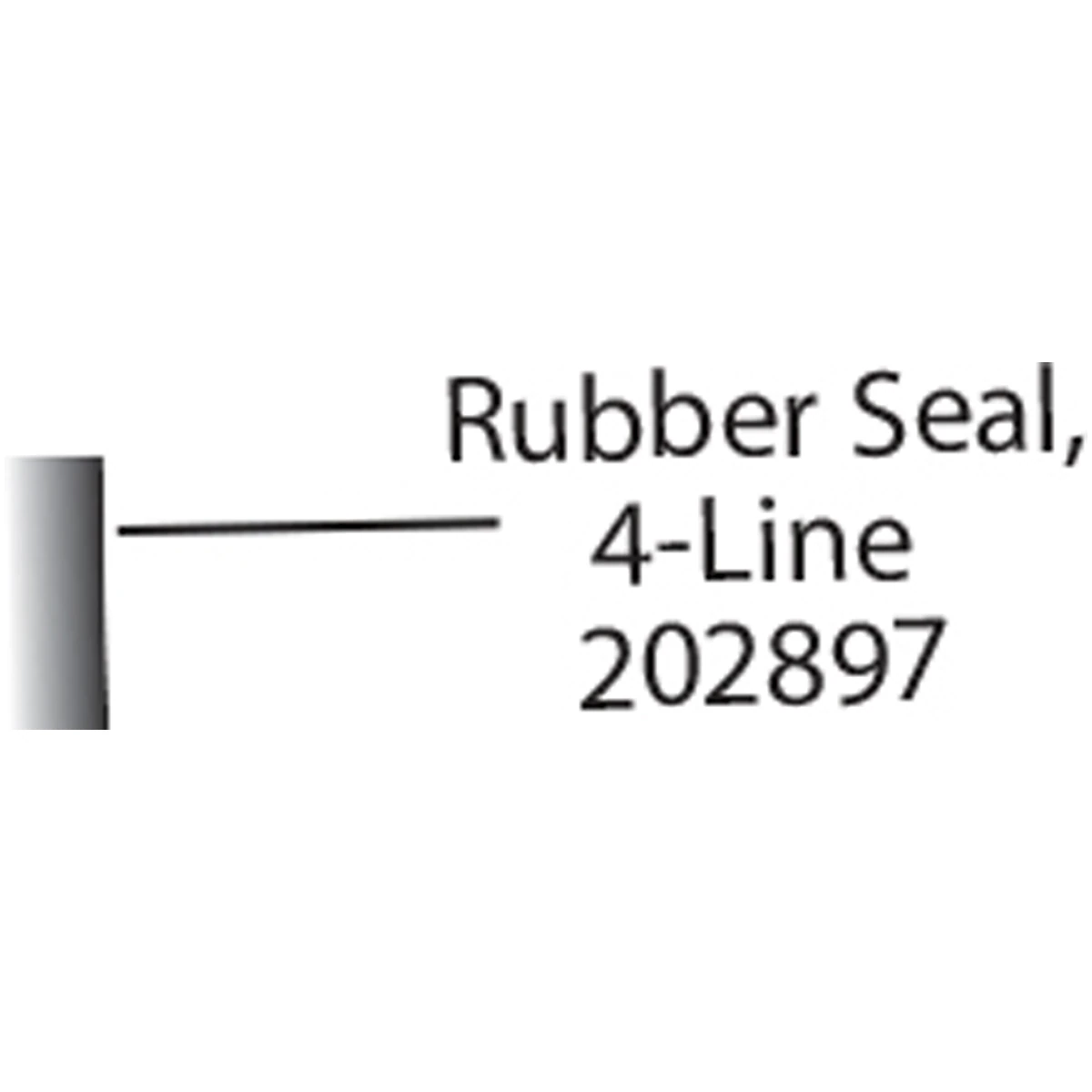 StarDental 4-Hole Rear Seal Gasket for High-Speed Handpieces, 3/Pkg