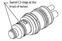 Star Dental O-Ring Kit for Swivel Connectors, Green, 2 Large/2 Small, #259884