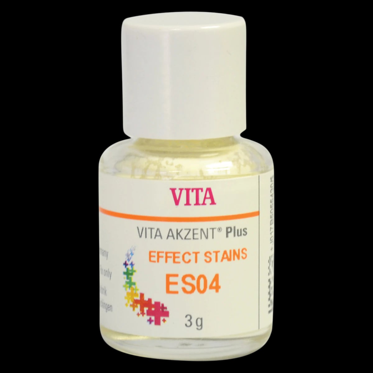 VITA AKZENT® Plus Effect Stains Powder ES04 Sunshine Yellow, 3g Jar