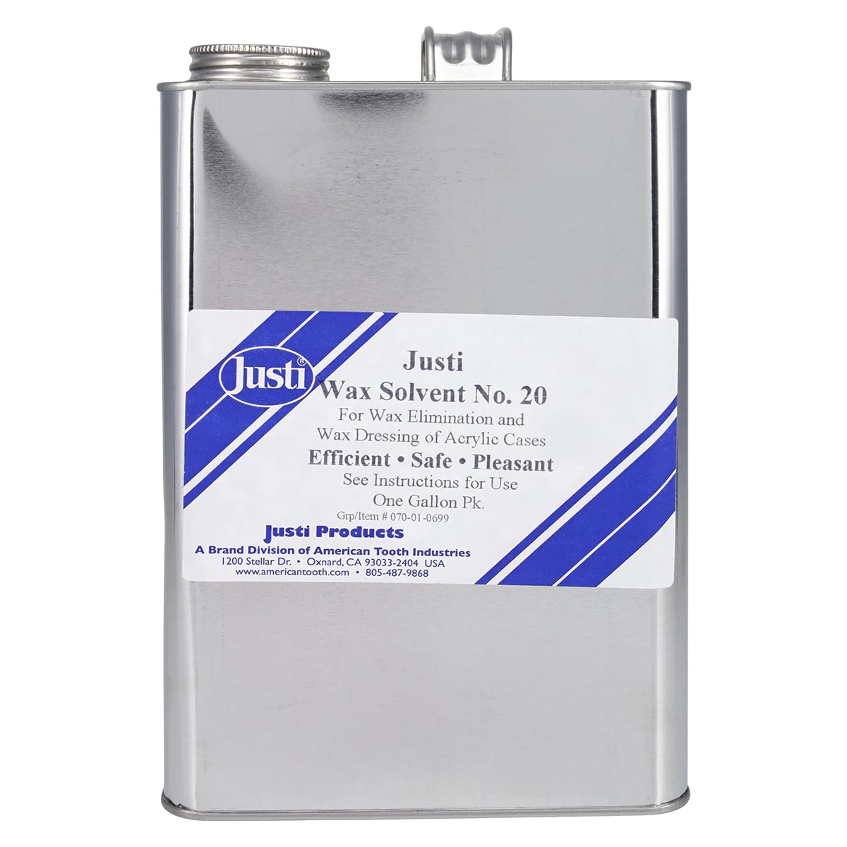 Justi Wax Solvent #20, 1 Gallon, 01-0699