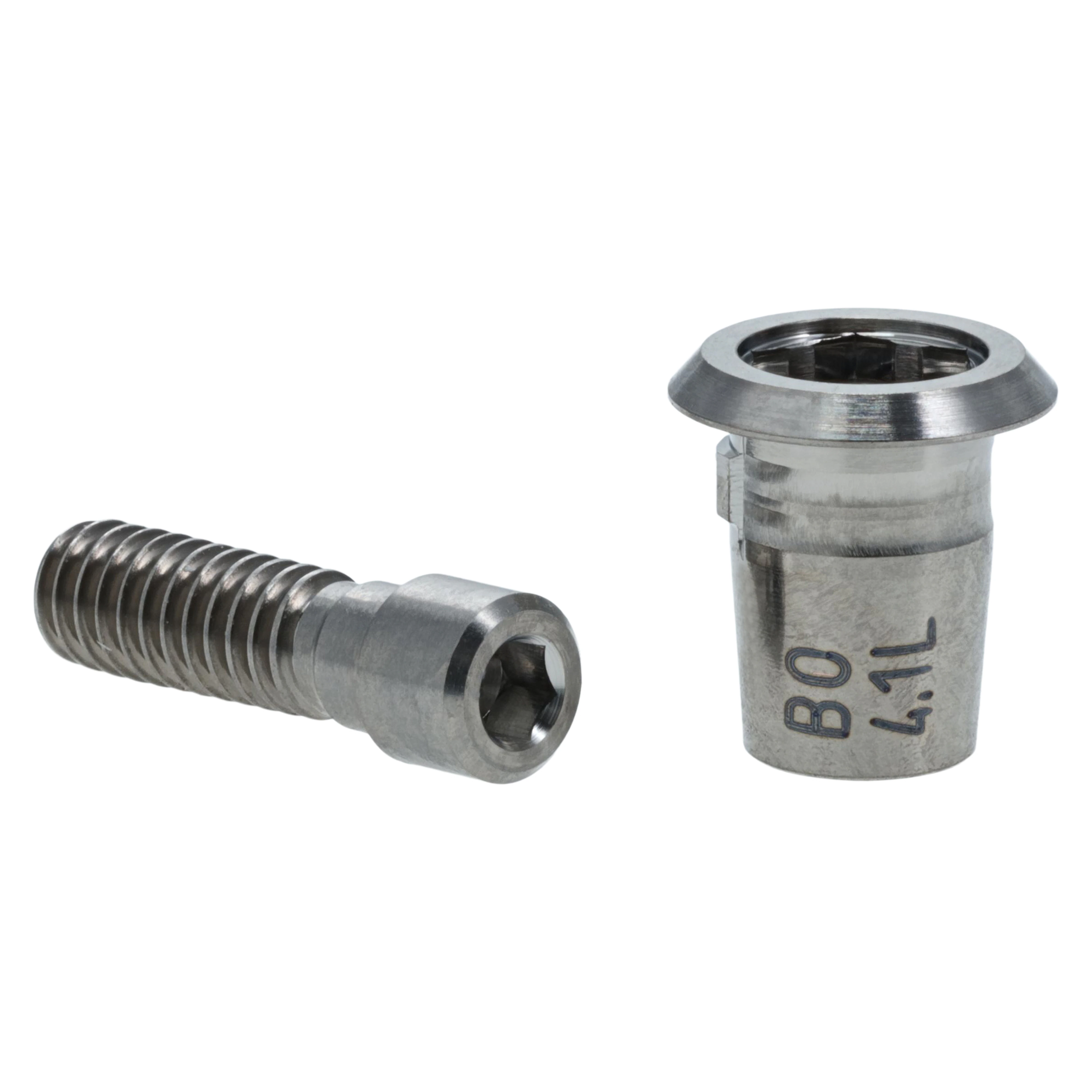 TiBase Kits, Biomet 3i - TiBase B O 4.1 L, Ex. Hex®, M2 Abutment Screw