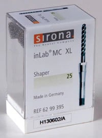 CEREC Carbide Milling Bur Shaper 25 RZ, 2.5 mm, 3/Pkg