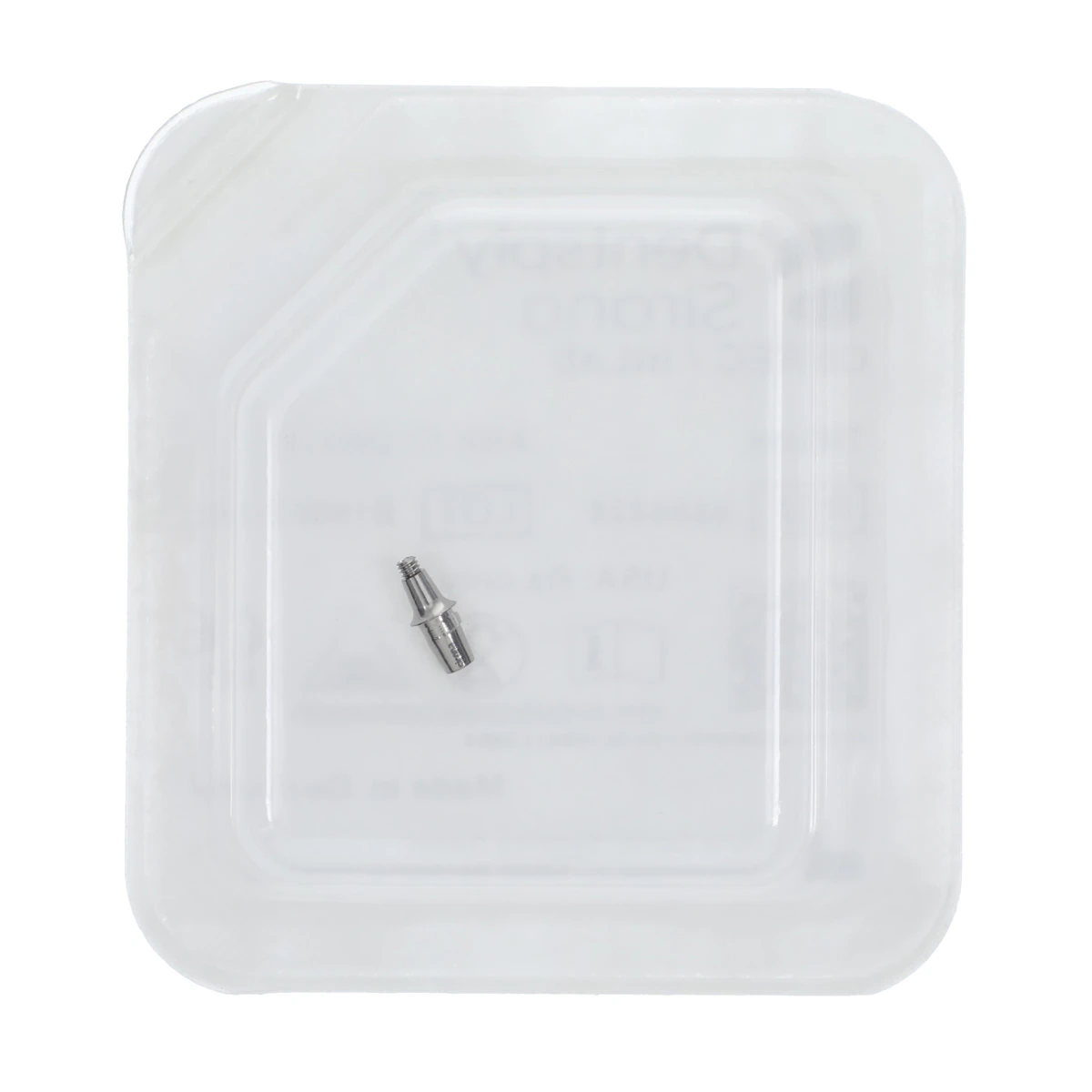 Sirona TiBase Abutment ANK C/GH1 S, Titanium, Not Indexed, Gingival Height 1mm, with Abutment Screw, 1/Kit