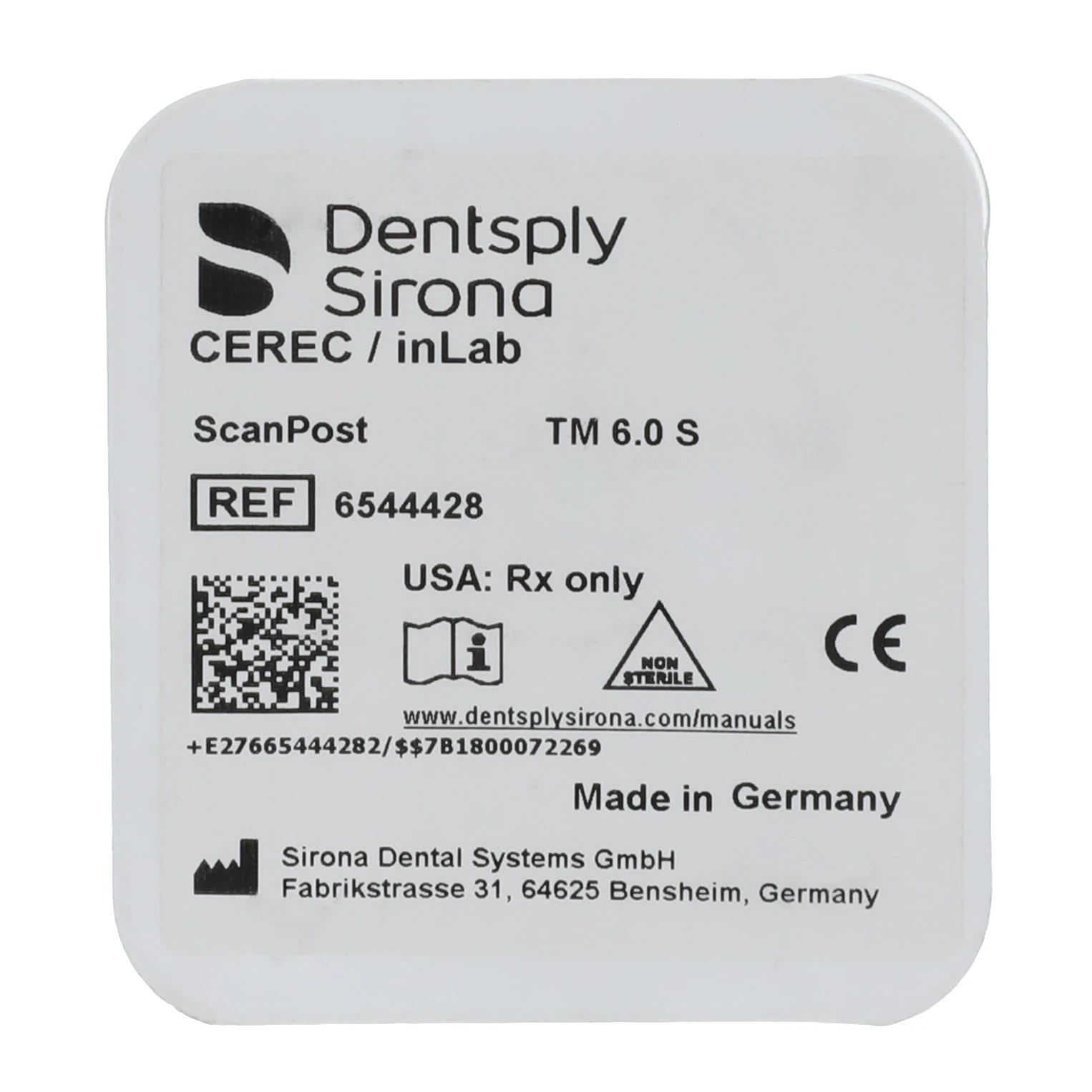ScanPost TM 6.0 S, Thommen Medical 6mm, Size S, 1/Pkg, 01KEZKNKX48TE5N4NP065QAR5S