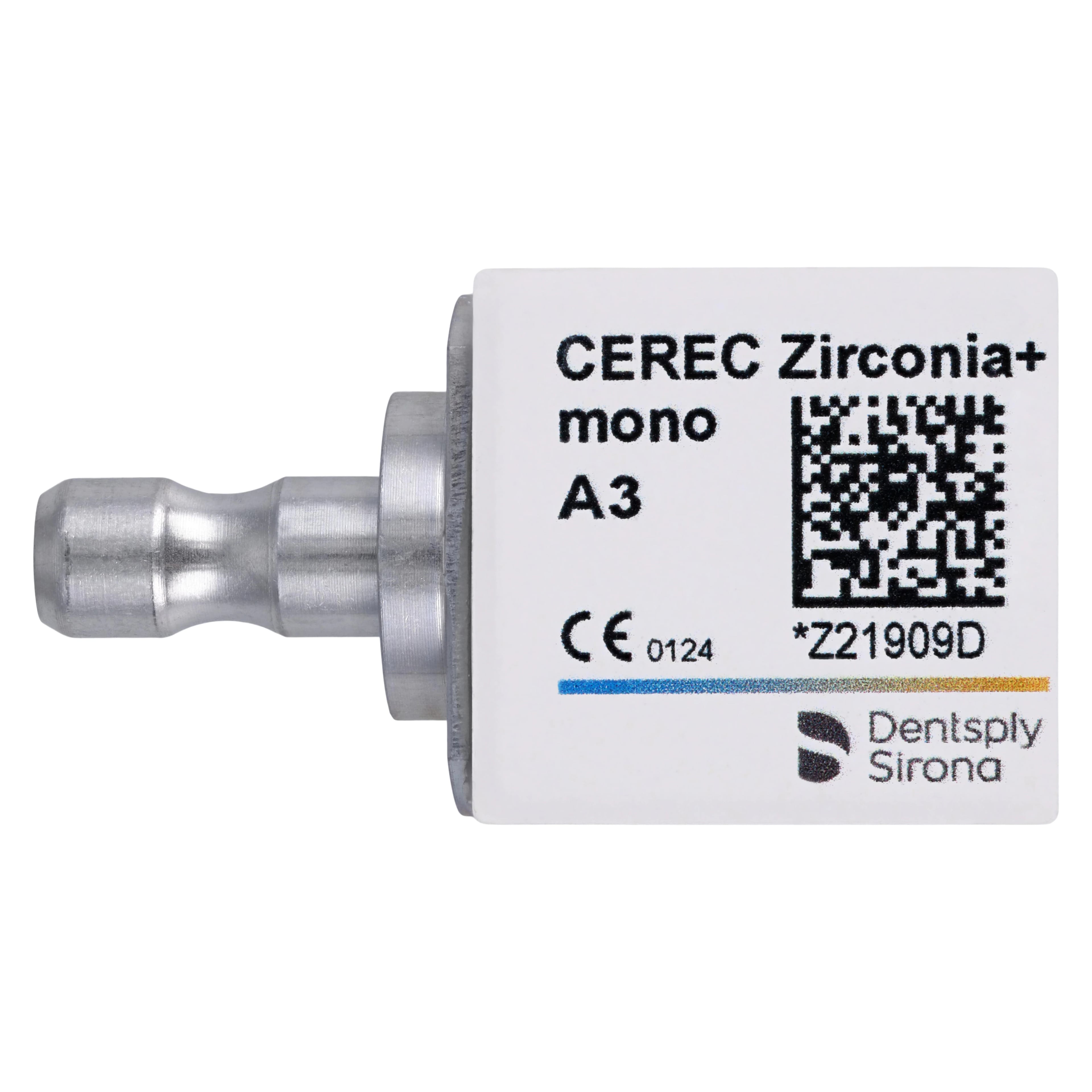 CEREC Zirconia+ CAD/CAM Milling Block, Mono, Shade A3, 3/Pkg