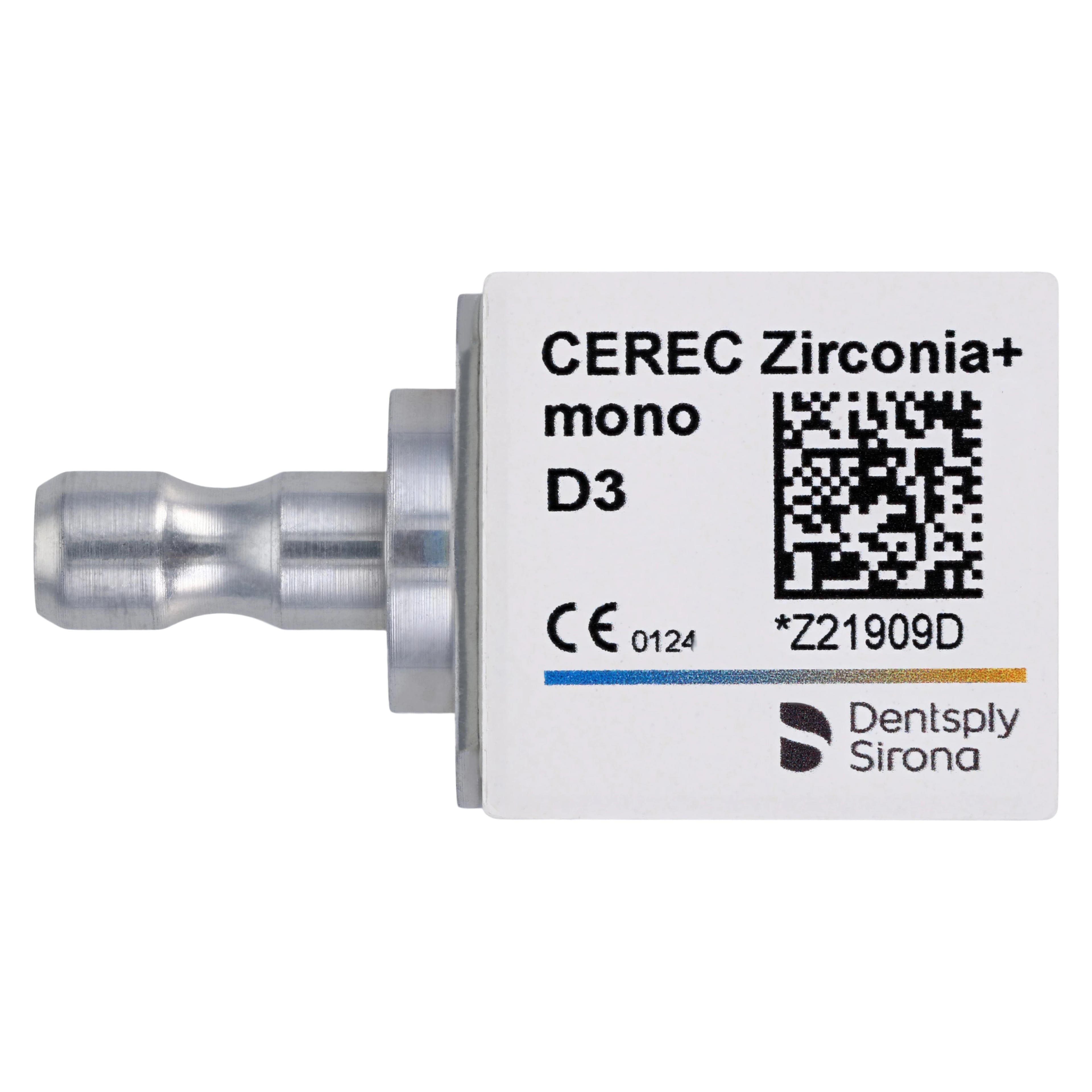 CEREC Zirconia+ CAD/CAM Milling Block, Mono, Shade D3, 3/Pkg