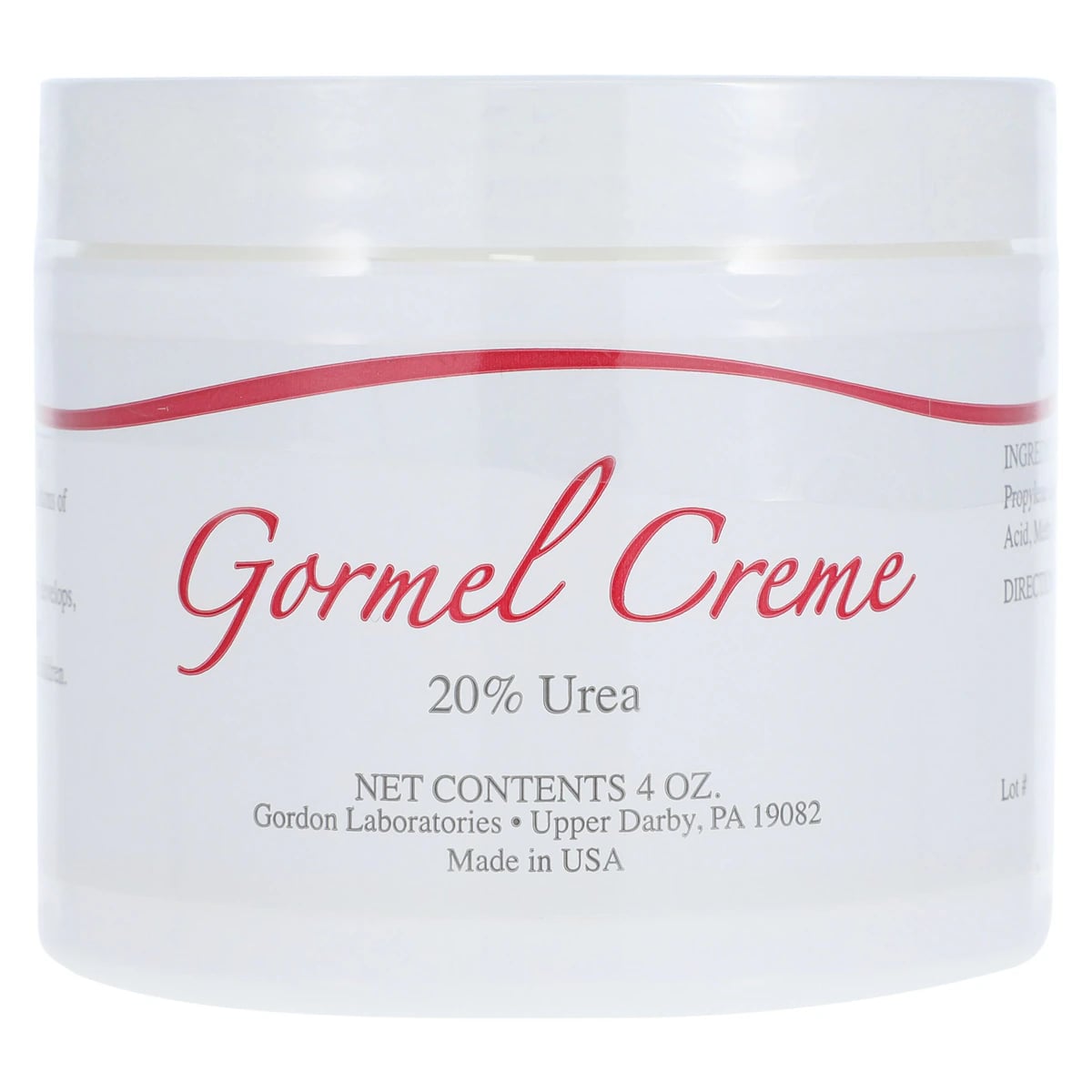 Gormel Creme Moisturizing Conditioner, Fragrance Free, 20% Skin, 4 oz
