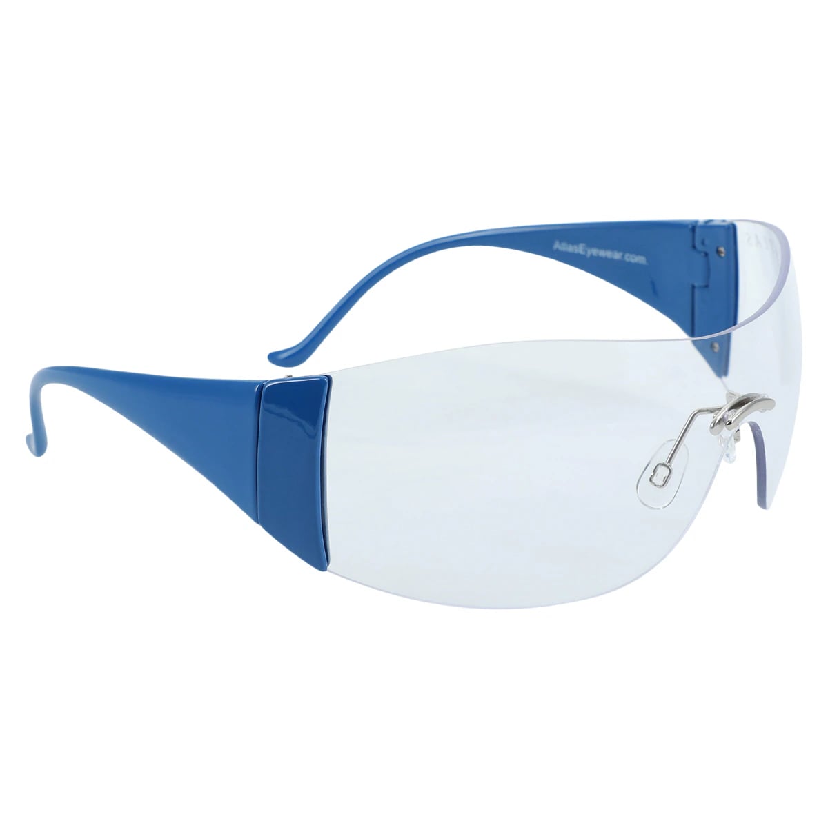 Roma Eyewear Clear Lens, Blue Frame, Each