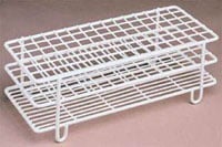 Fisher Scientific Vinyl Test Tube Rack, White, Each