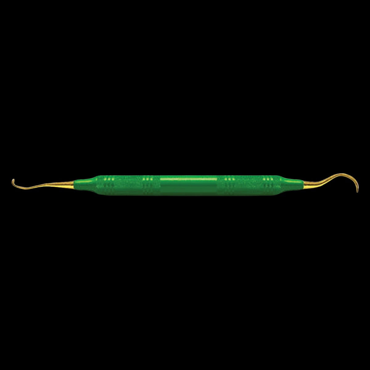 American Eagle Scaler J3-U15 XP 3/8" Green Handle Double-Ended, Sharpen-Free