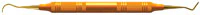 American Eagle XP Sickle Scaler, Nevi 1, Double-Ended, Anterior, EagleLite Resin Handle, 3/8" Working End, Orange, 1/Pk, AESN1XPX