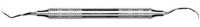 American Eagle Standard Gracey Curette #13-14, Posterior Distal, Double-Ended, EagleLite Stainless Steel Z-Handle, 3/8", AEG13-14Z, 1/Pk