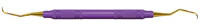 XP Anterior Double Gracey Curette, Size 1/2, Purple EagleLite Resin Handle, Double End