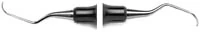 American Eagle Instruments Gracey Curette 5/6, Standard, Double End, EagleLite Color Resin Handle, Yellow, AEG5-6X
