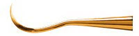 American Eagle Instruments XP Sickle Scaler, Eagle Claw, Double-Ended, Posterior, EagleLite Resin Handle, 3/8", Red, 1/Pk, AESECXPX