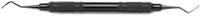 American Eagle Instruments Barnhart 5/6 Universal Curette, Double-Ended, EagleLite Resin Handle, Red, 1/Pk, AECB5-6X