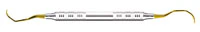 American Eagle Instruments Langer 3-4 XP Curette, Double End, 3/8" - 9.5mm, EagleLite Stainless Steel, AECL3-4XPZ