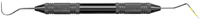 American Eagle Explorer/Probe, Double-Ended, #23 Marquis/12 Shepherd's Hook, EagleLite Resin Handle, 3/8", Yellow, 1/Pk, AEEP23/12YX