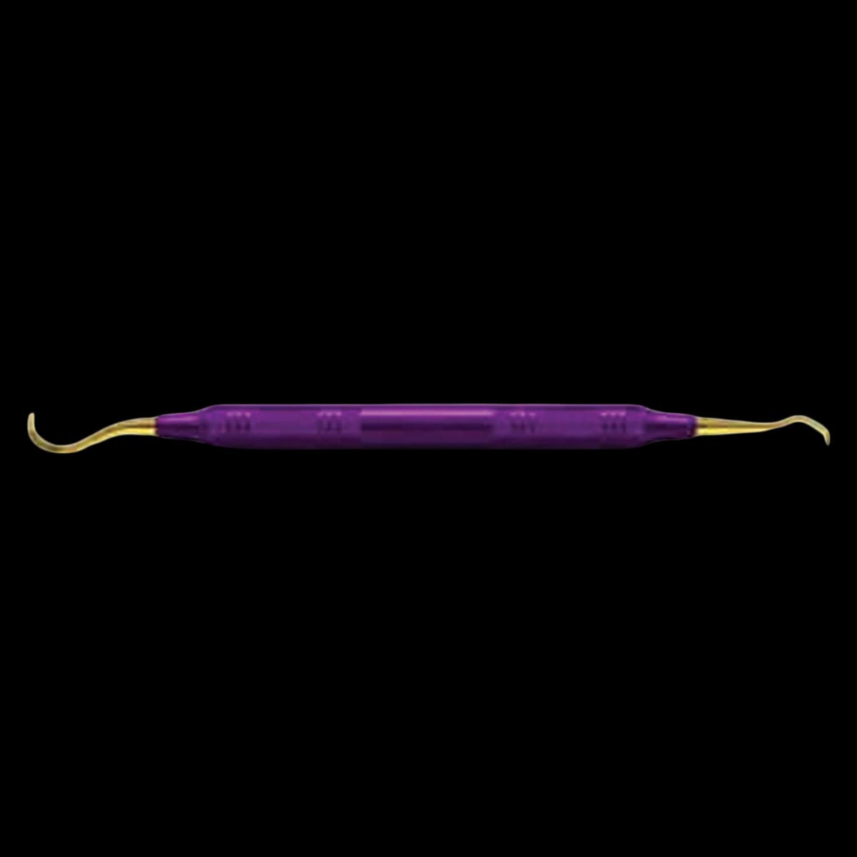 American Eagle XP Sickle Scaler U15/30, Double End, EagleLite Resin Handle, Purple, Titanium-Coated, Sharpen-Free, 1/Pkg