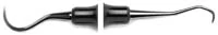 American Eagle U15-30 Sickle Scaler, Double End, Jacquette/Towner, EagleLite Resin Handle, Purple, Stainless Steel, AESU15-30X