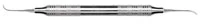 American Eagle Sickle Scaler #128 Nebraska, Double-Ended, Anterior, EagleLite Stainless Steel Handle, 3/8" Working End, 1/Pk, AESN128DEZ