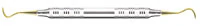American Eagle XP Sickle Scaler, Eagle Claw, Double-Ended, Posterior, EagleLite Stainless Steel Handle, 3/8", Sharpen-Free, 1/Pk, AESECXPZ