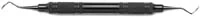 American Eagle Instruments Universal Curette, #13-14 Columbia, Double End, EagleLite Resin Handle, Blue, 1/Pk, AECC13-14X