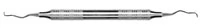 American Eagle Standard Gracey Curette #11-12, Posterior Mesial, EagleLite Stainless Steel Handle, 3/8", Double-Ended, 1/Pk, AEG11-12Z