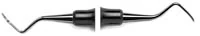 American Eagle McCall 13-14S Universal Curette, Posterior Sharp Point, Double-Ended, EagleLite Resin Handle, 3/8", Yellow, 1/Pk, AECM13-14SX