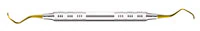 American Eagle Instruments Rules 3-4 XP Universal Curette, Double End, 3/8" Posterior, Stainless Steel, EagleLite Handle, AECR3-4XPZ