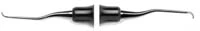 American Eagle Gracey Access Curette, #00-0, Anterior, Double End, EagleLite Resin Handle, 3/8", Purple, 1/Pk, AEGA00-0X