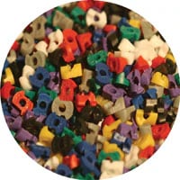 Bur Dust Shield Rings, Black Plastic, 10/Bag