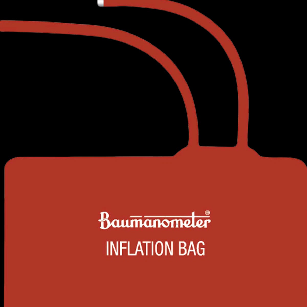 W.A. Baum Baumanometer Inflation Bladder, Non-Latex, Black, for Blood Pressure Cuff, Each