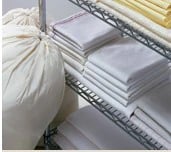 Encompass Group Water Soluble Laundry Bag, Standard Hot, 26" x 33", Disposable PVA Film