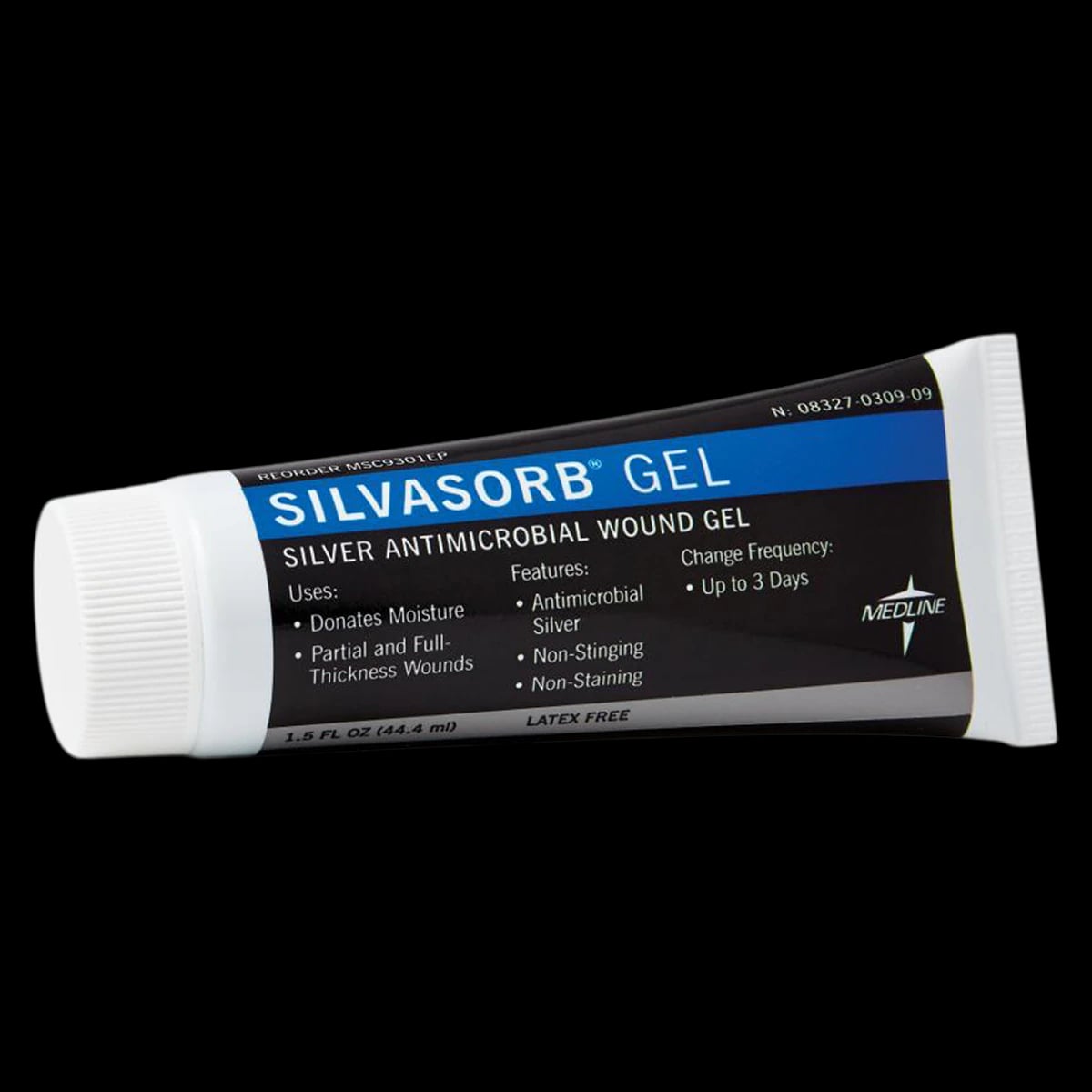 Silvasorb Silver Antimicrobial Hydrogel Wound Dressing, Sterile Tube, 8 oz