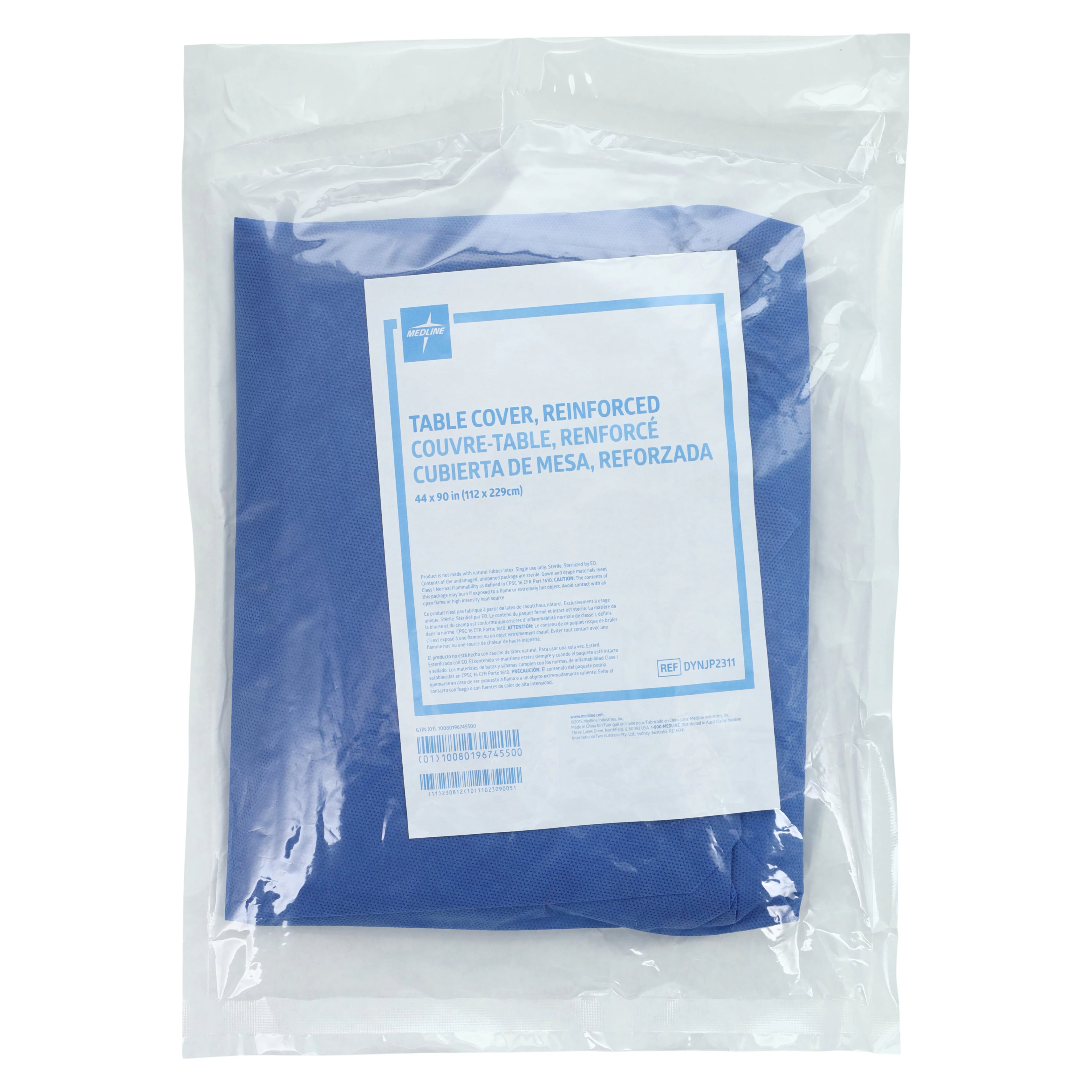 Medline Sterile Surgical Table Cover, Reinforced, 44" x 90", 20/Case