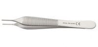 Pilling Surgical Adson Tissue Forceps, Serrated Tip, 4-3/4"