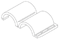 ICU Medical Additive Hinge Cap, Non-Sterile, Latex-Free, 1000/Case