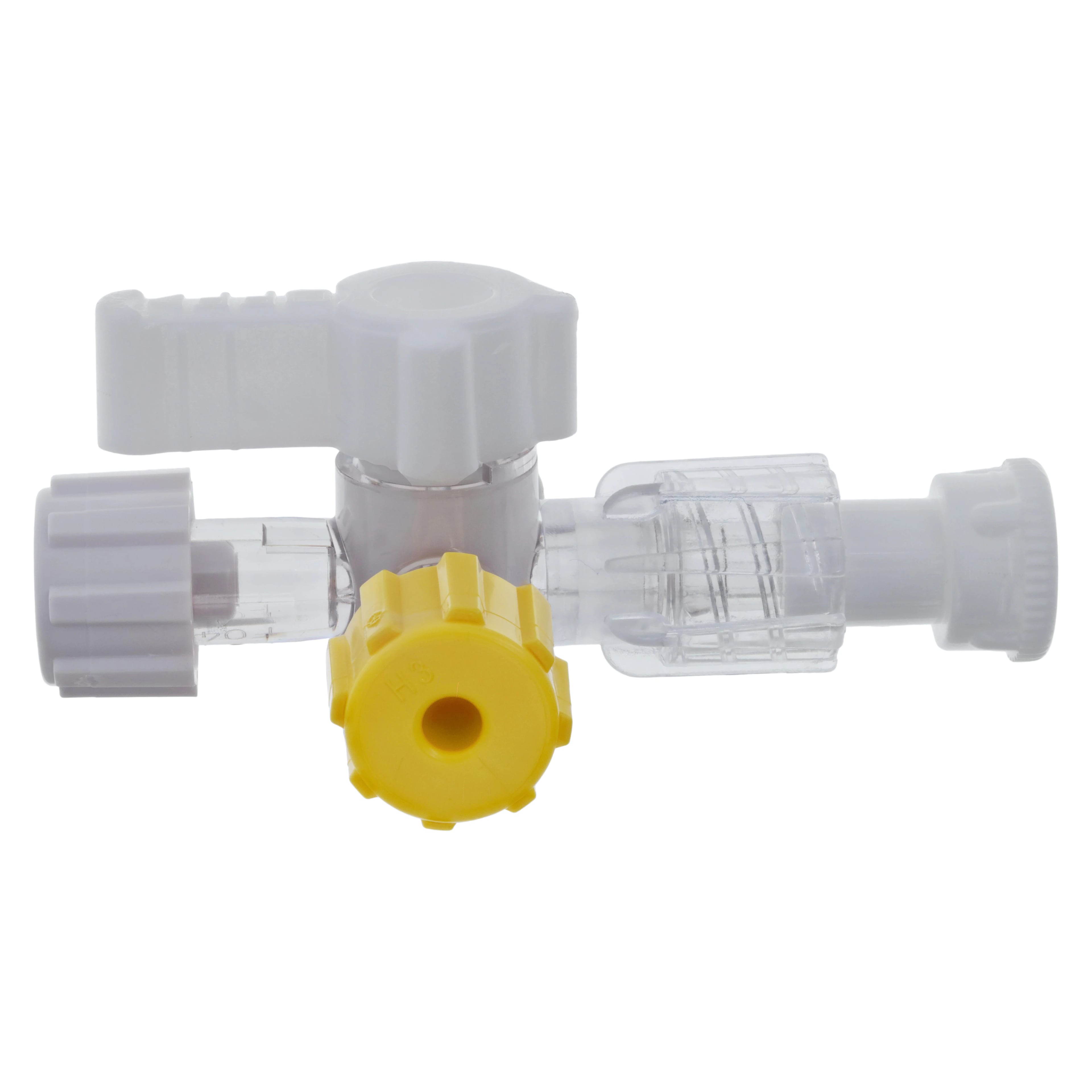 ICU Medical 3-Way Stopcock, On/Off Valve, Sterile, Disposable, Each