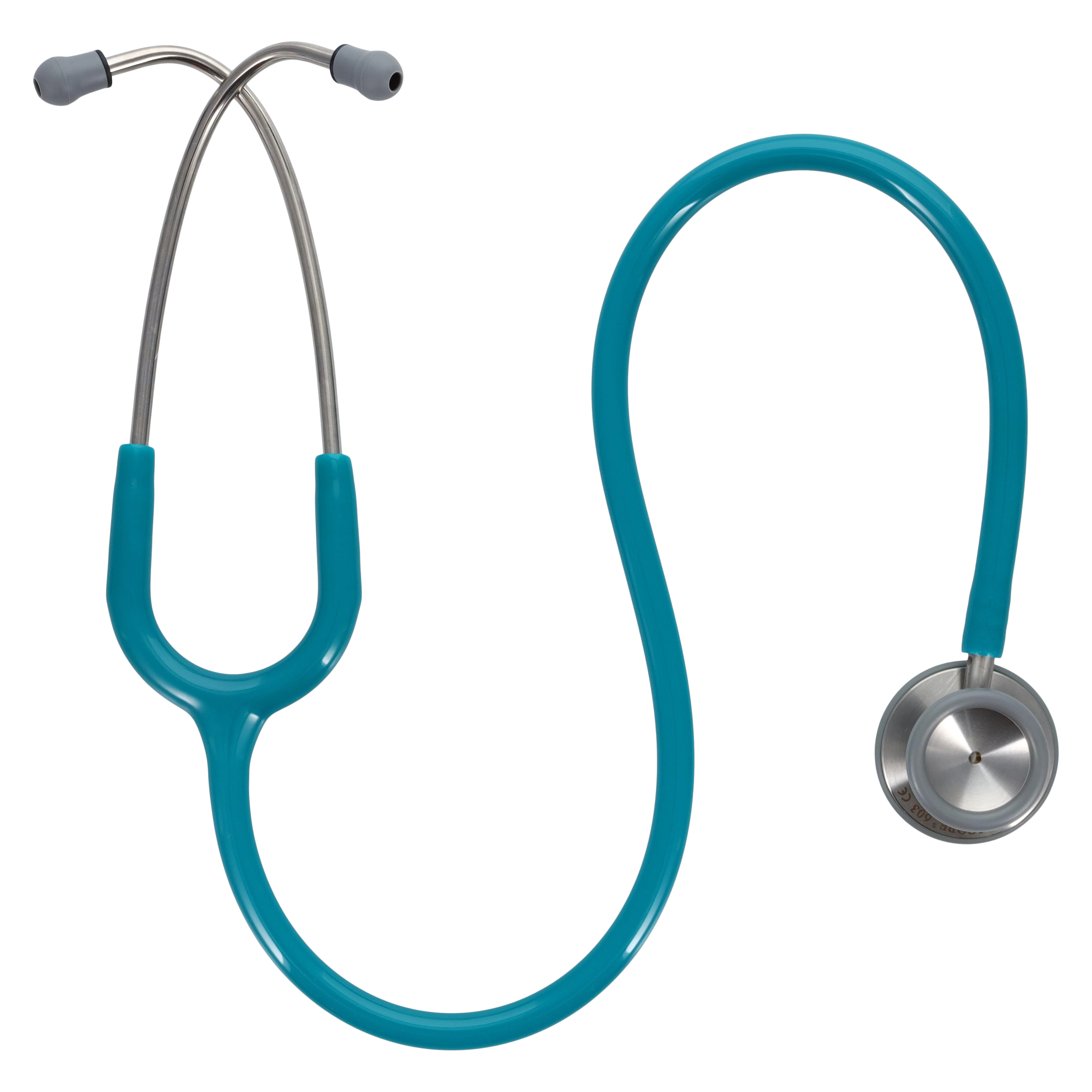 American Diagnostic Adscope 603 Classic Stethoscope, Adult, Teal, Single Lumen Tubing