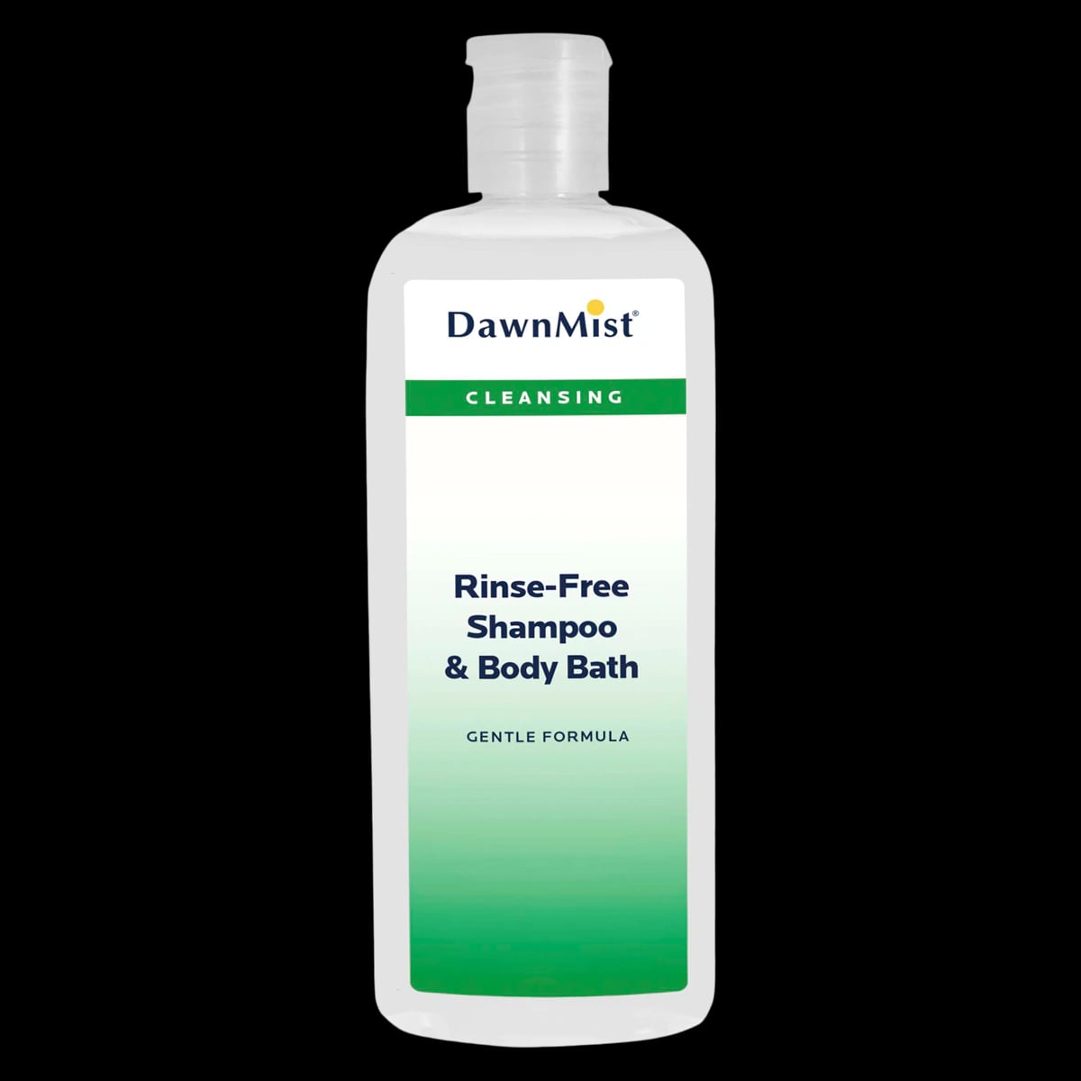 DawnMist No Rinse Shampoo/Body Wash, 8 oz Bottle, Case of 48 (4x12)