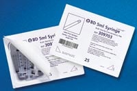Becton-Dickinson Syringe Luer-Lok Sterile, 3cc, Low Dead Space, Without Needle, Latex-Free, 25/Tray, 12 Trays/Case