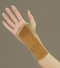 DeRoyal Splint Wrist Cotton/Elastic, Size Large, Left, 8"