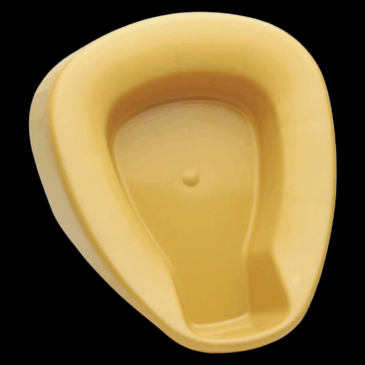 Medegen Commode Bedpan, Stackable, Gold, 2.25 qt