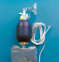 Airlife Bag Resuscitator, Infant, Disposable, with Mask, 6/Case